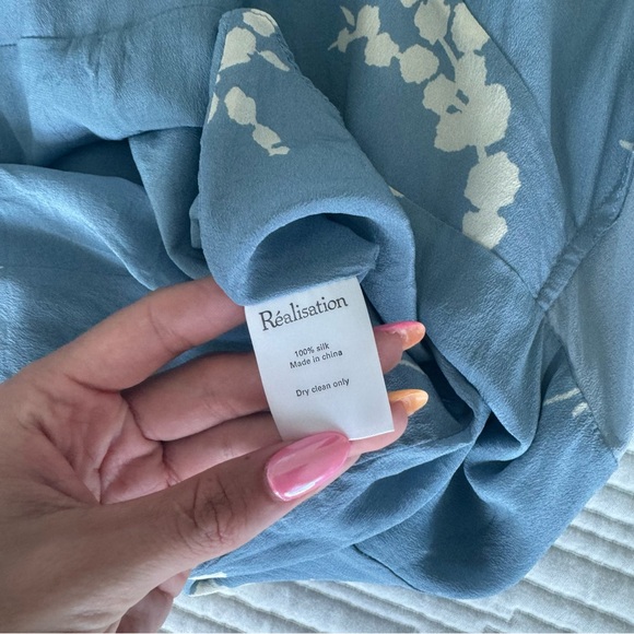 Realisation Par Blue Floral Dress - Picture 8 of 10